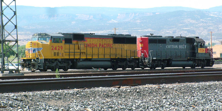 Photo of UP #2429 & #1526 on old D&RGW at Grand Junction, CO