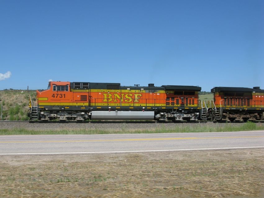 Photo of BNSF Coal Train heads Westbound in Colorado