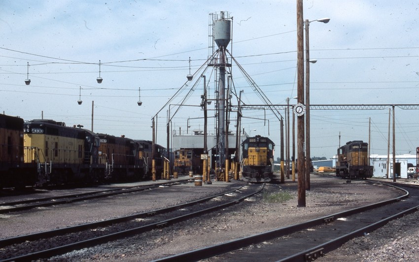 Photo of C&NW Locomotive Facility in Milwaukee