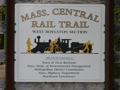 Photo of Mass Central Rail trail