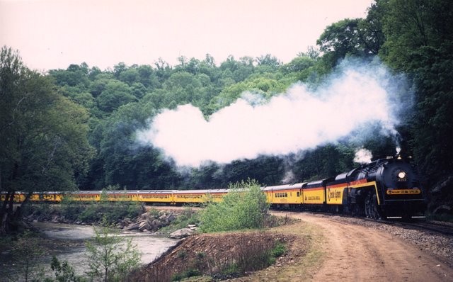 Photo of Chessie Steam Special on the Old Main Line