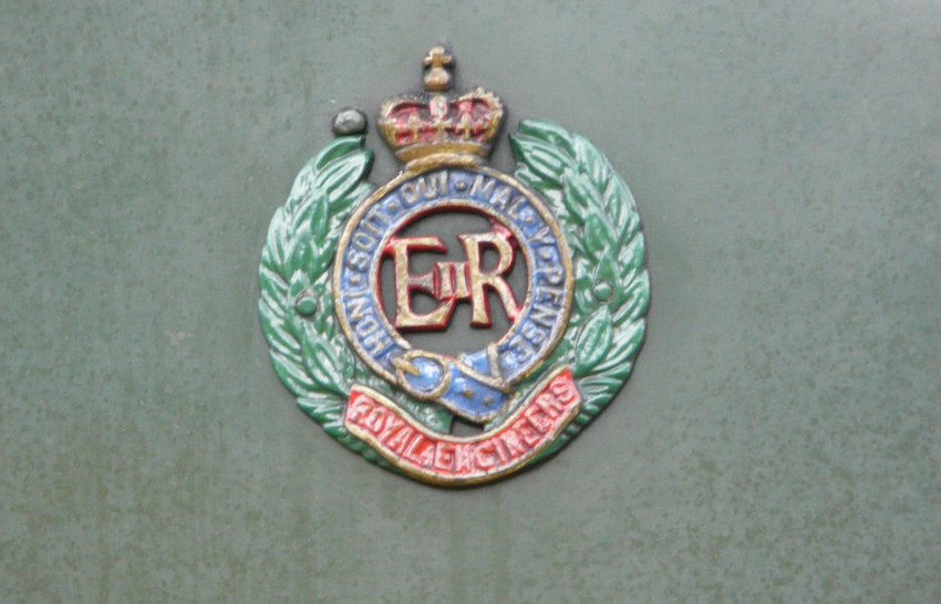 Photo of Royal Engineers plaque