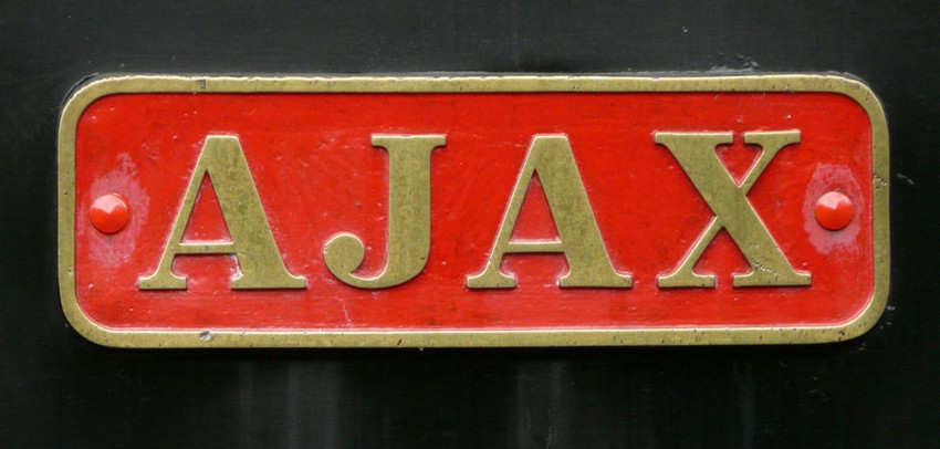 Photo of The nameplate of Ajax