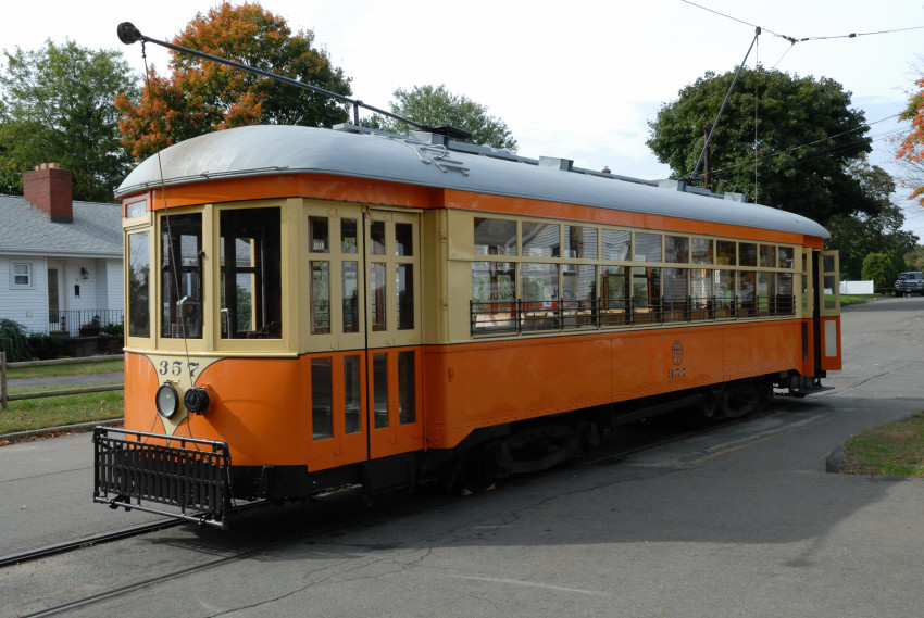 Photo of trolley at east haven