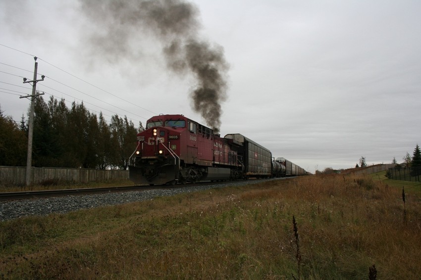 Photo of CP 9605 at Winnipeg