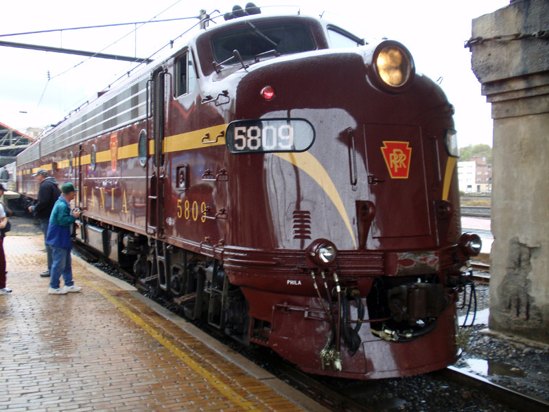 Photo of Pennsylvania RR E8 at Harrisburg - Conrail Express Excursion