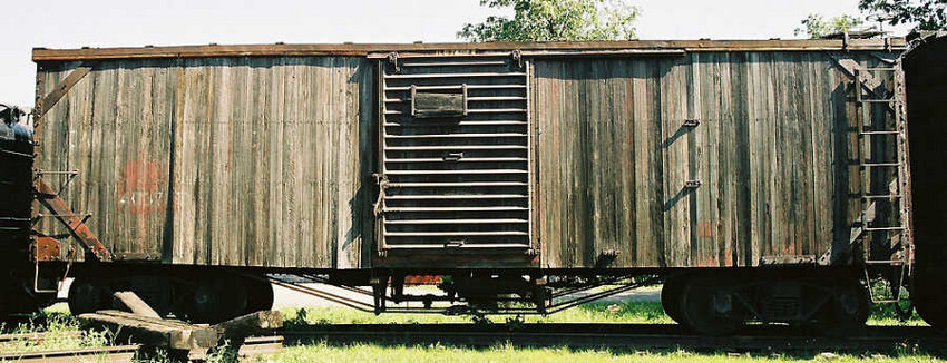 Photo of Wood boxcar of by-gone days