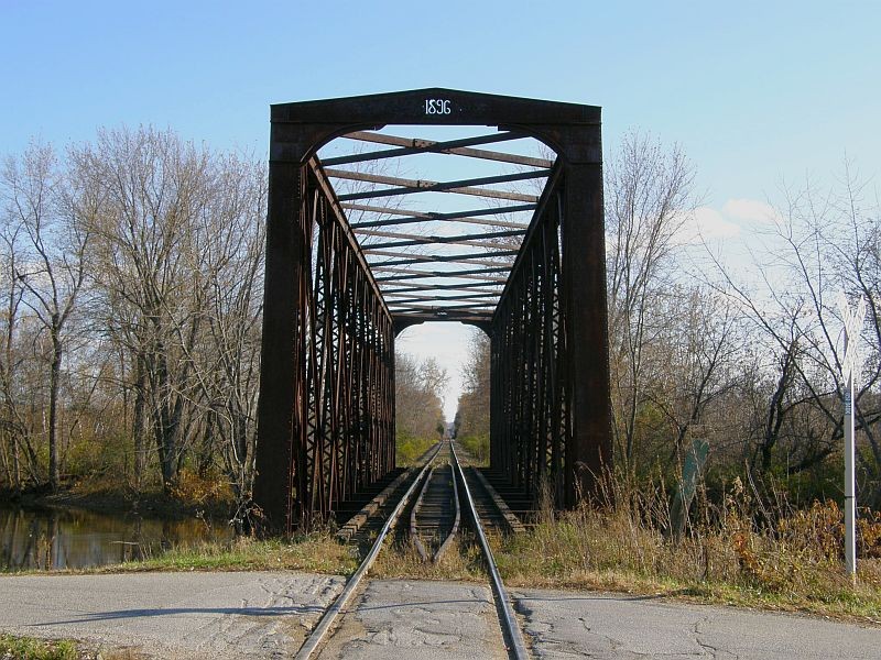 Photo of 1896 VTR Steel truss bridge