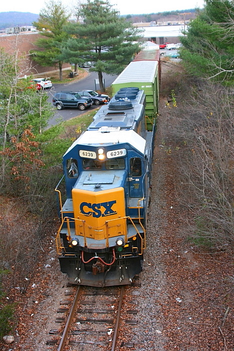 Photo of CSX Local B710 in Westwood, Ma