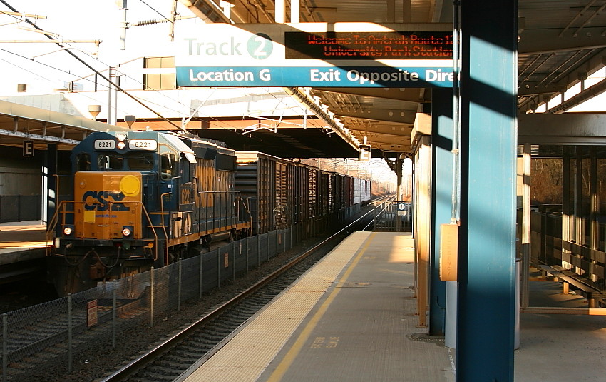 Photo of CSX Local B710 128 Station in Westwood, Ma