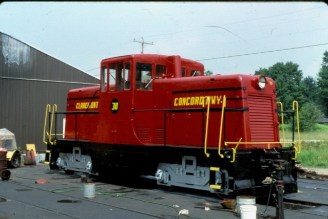 Photo of C&C GE44 tonner at Claremont NH in fresh paint