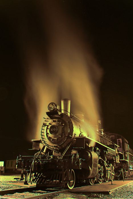 Photo of Essex Steam Train at night