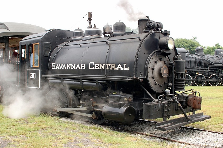 Photo of Savannah Central 0-4-0T Steam Locomotive No. 30