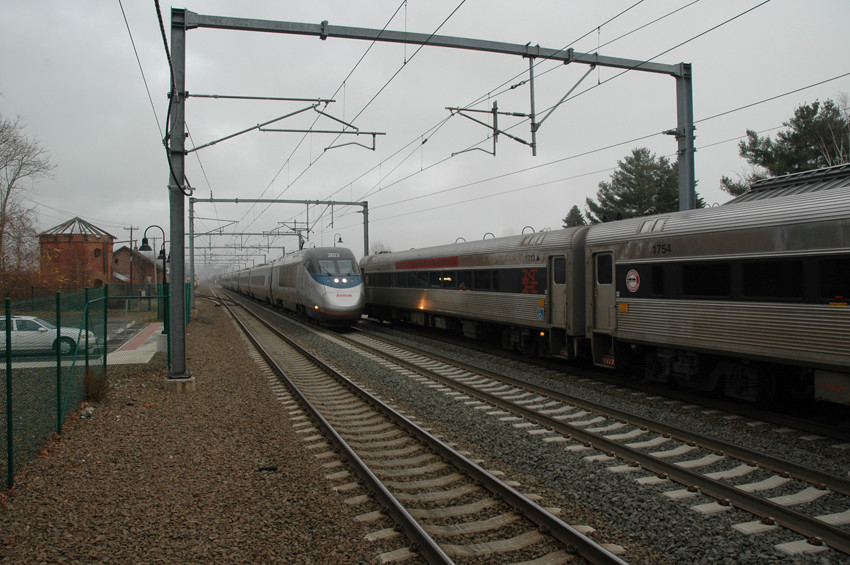 Photo of Acela Express Meets Shore Line East