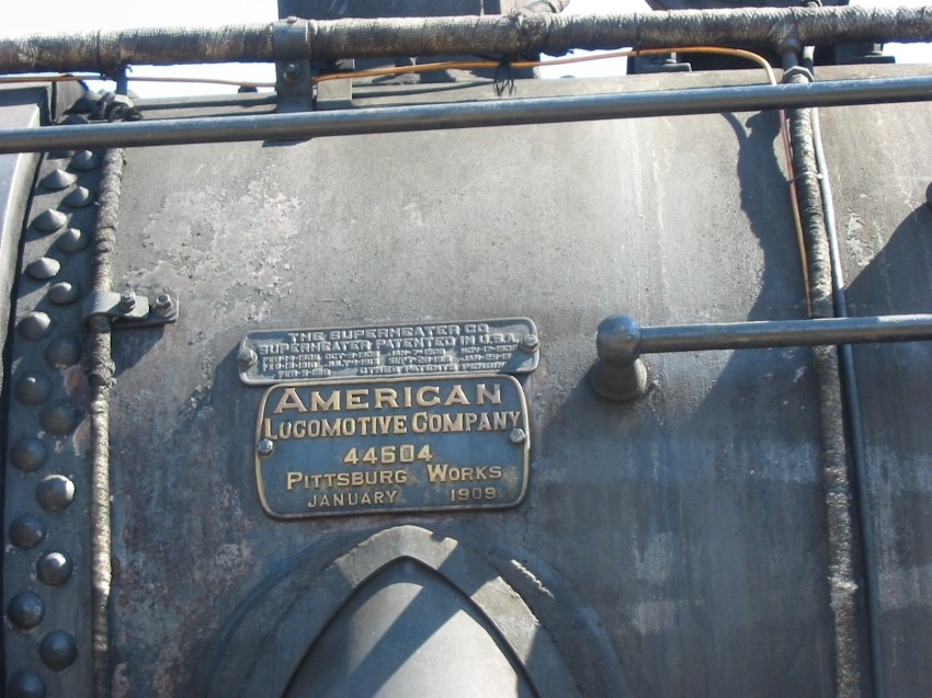 Photo of #93 builders plate