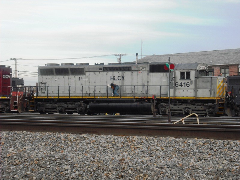 Photo of HLCX#6416 is the body of SD45