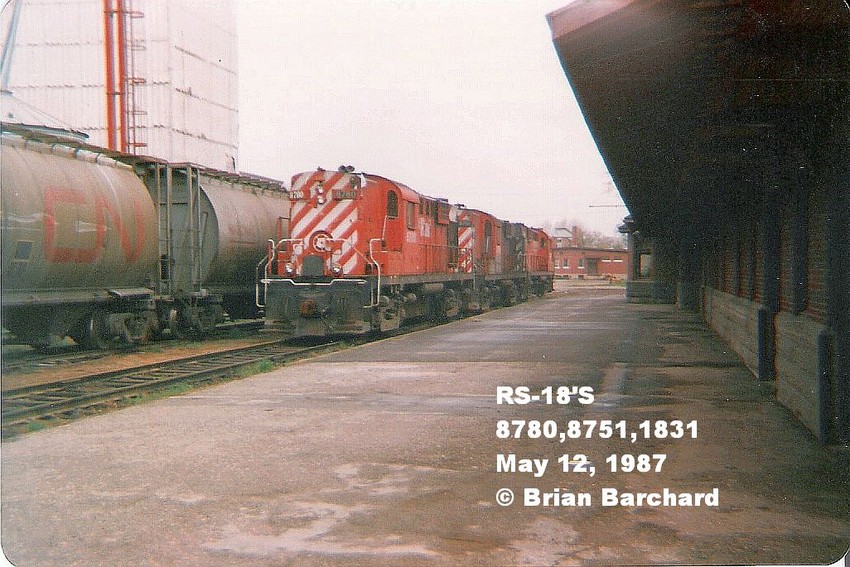 Photo of CP Rail, Fredericton, N.B. Canada