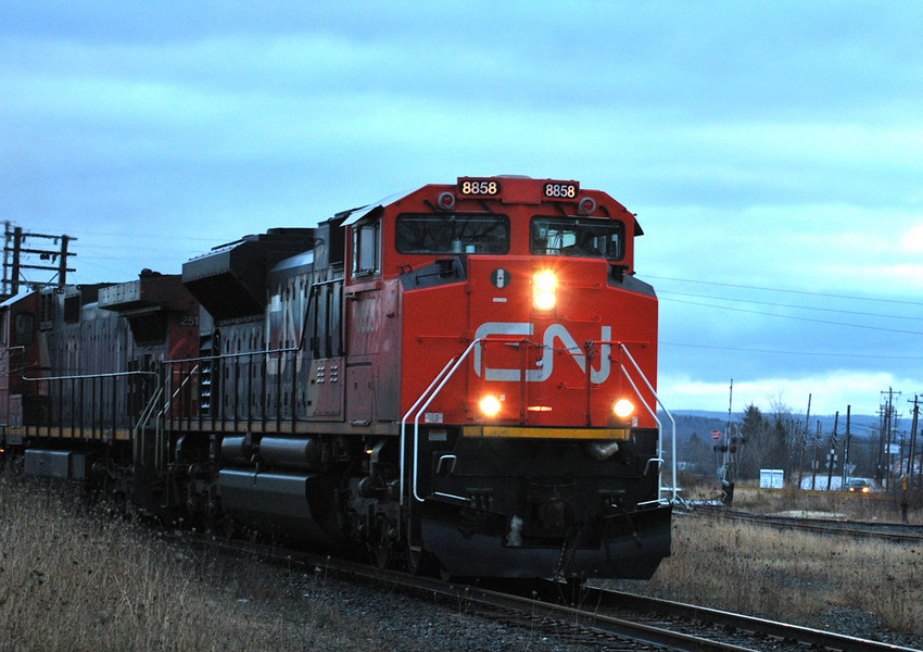 Photo of CN 120 running a bit late