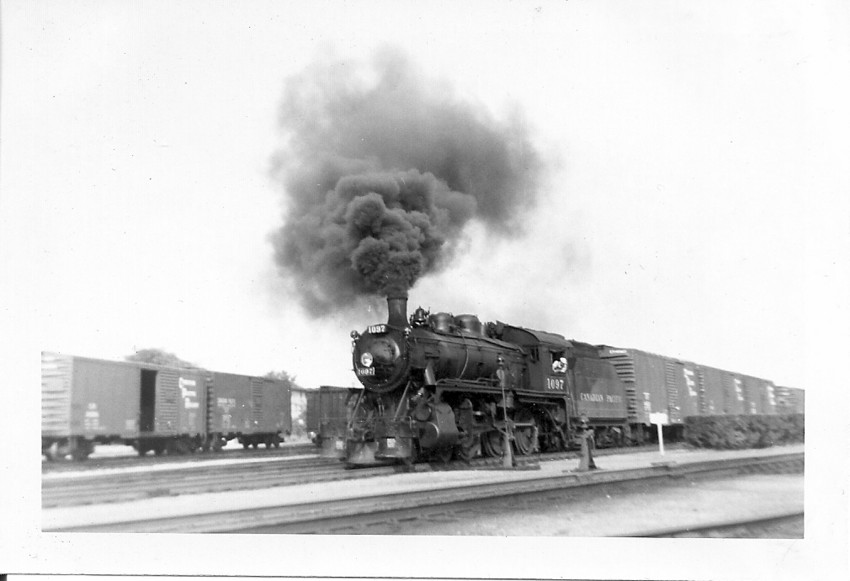 Photo of CP 1097 switching Fredericton, NB