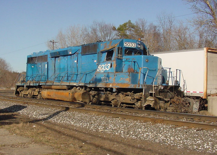 Photo of Wrecked NECR 5033 at Westiminster, VT