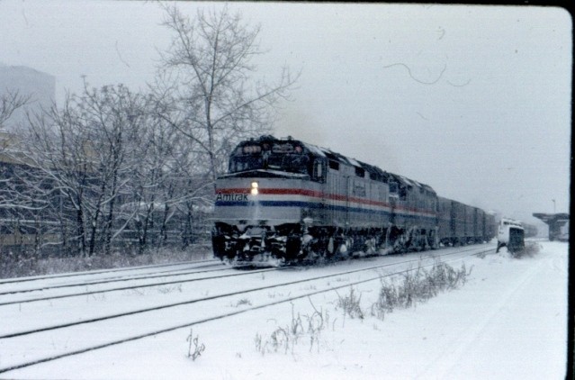 Photo of Amtrak 448 at Springfield, Mass