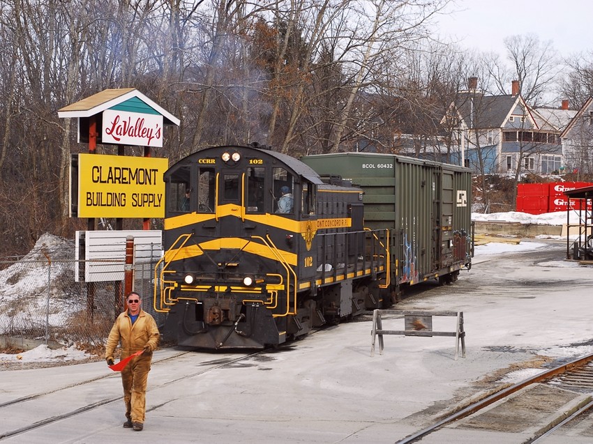 Photo of CCRR Alco S4 102 works namesake town