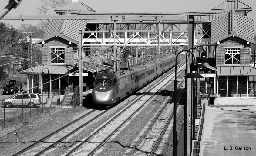 Photo of Acela Racing Through Guilford