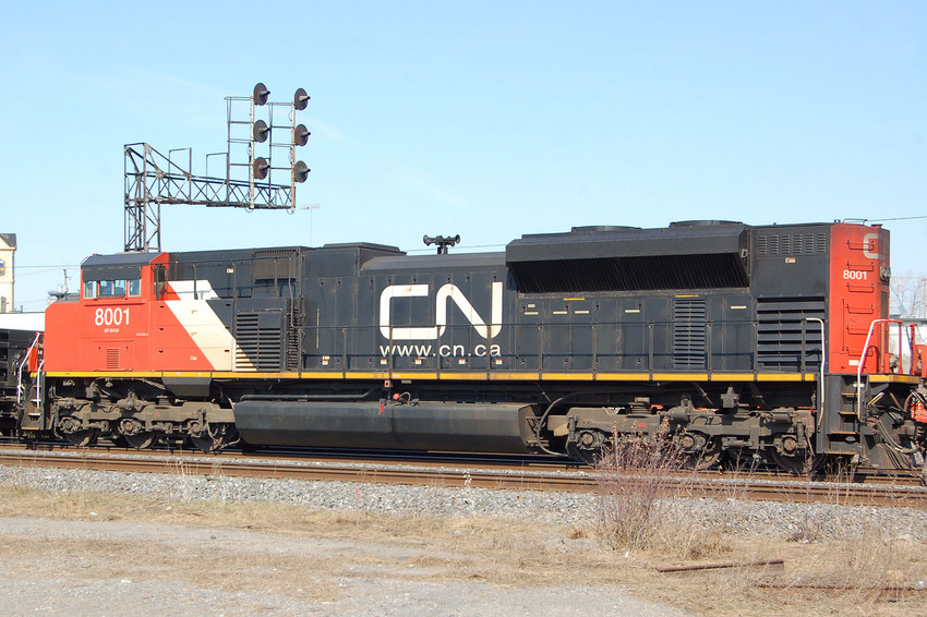 Photo of CN 8001 (SD70M-2)