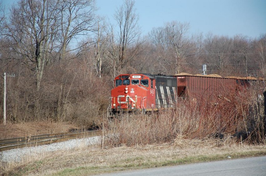 Photo of SB NECR WoodChip Train