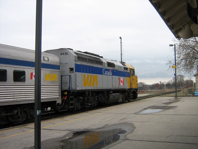 Photo of Pausing at Guelph Station.