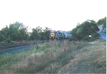 Photo of csx train northbound at catskill ny