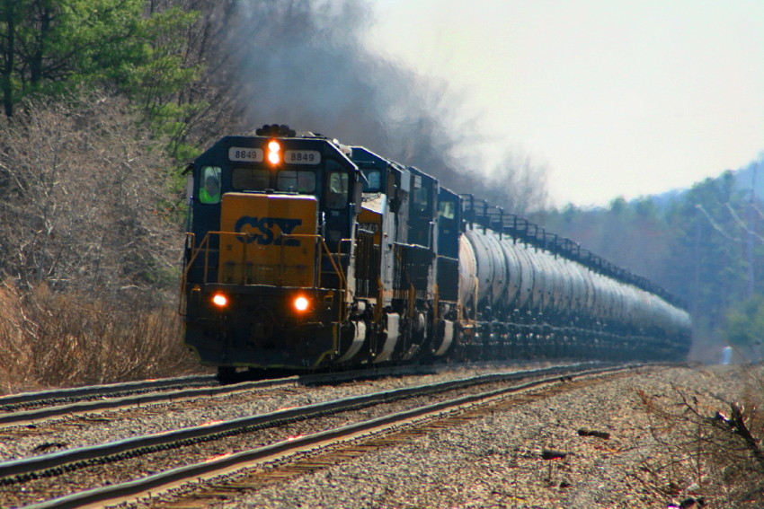 Photo of Empty ethanol train, at New Scotland, NY