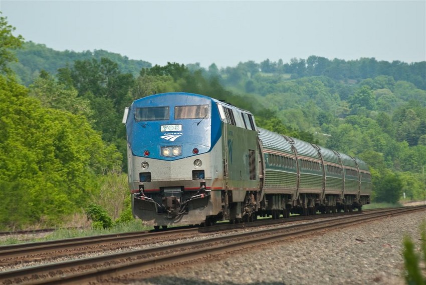 Photo of Westbound Amtrak
