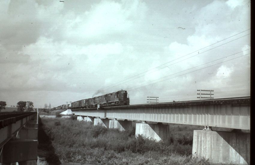 Photo of Rock Island freight crossing North Canadian River