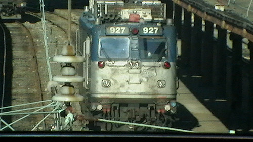 Photo of Amtrak Engine 927 at Washington Union Station