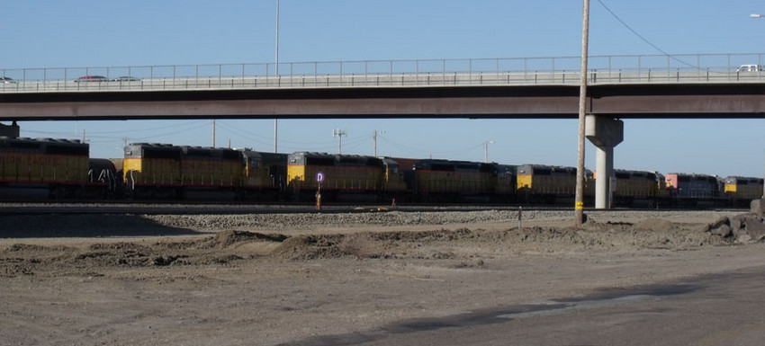 Photo of Union Pacific Loco Lineup in North Platte, NE