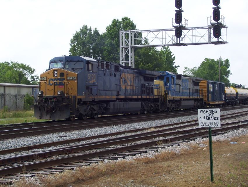 Photo of CSXT in Rocky Mount with Safety Train!