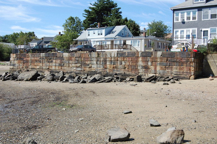 Photo of granite blocks from old Salem depot