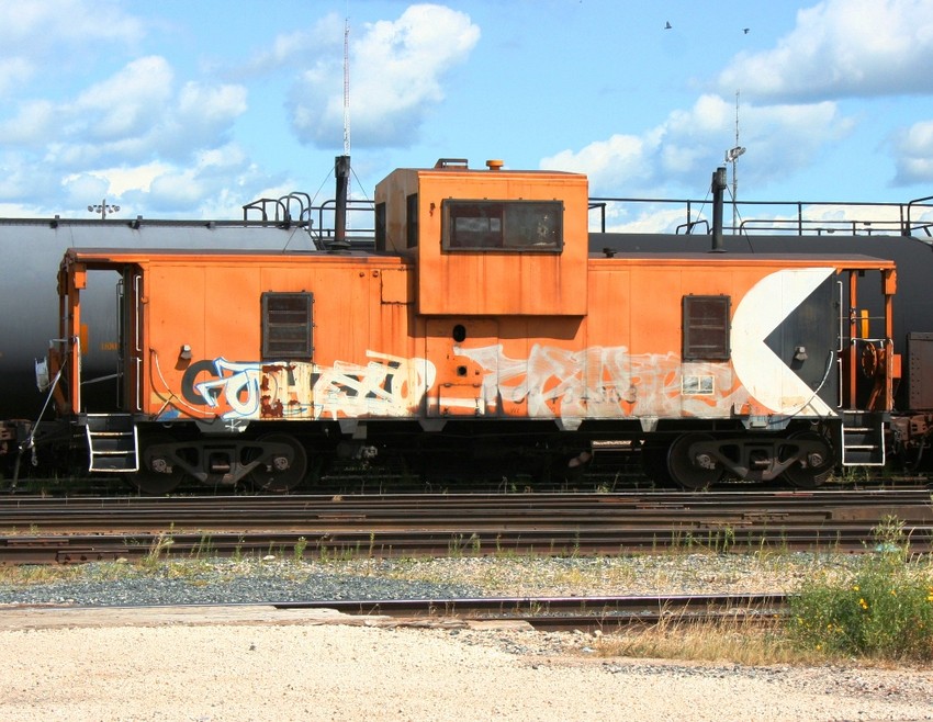 Photo of CP Rail van #434333 at Logan Yard, Winnipeg Manitoba