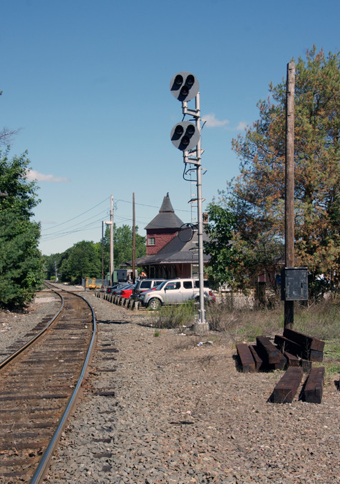 Photo of View up the Mansfield / Framingham line