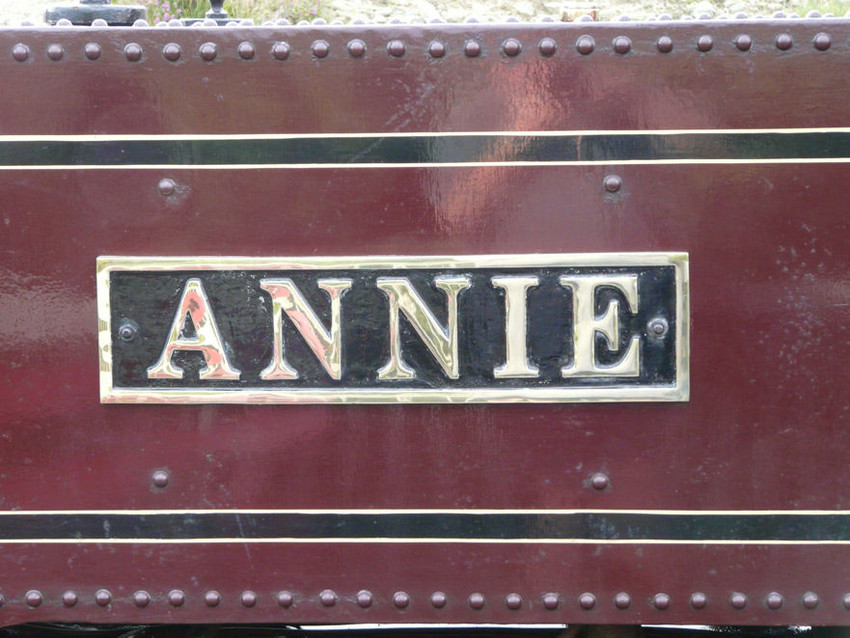 Photo of The nameplate of Annie