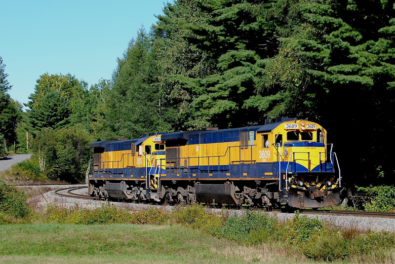 Photo of 3609 on the Brownville Wye
