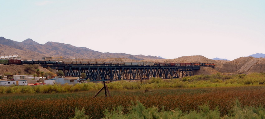 Photo of BNSF crosses the Colorado River at Topock