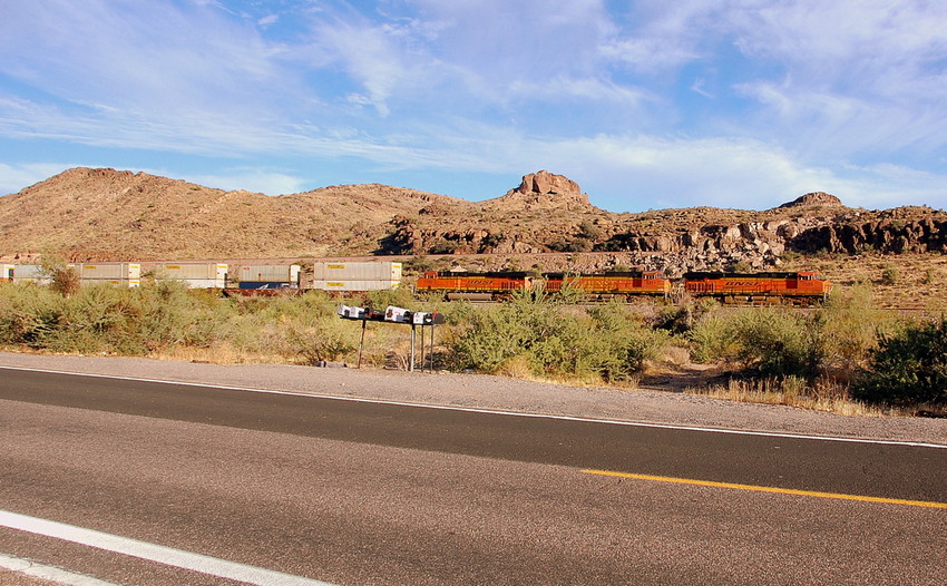 Photo of Westbound at the mouth of Kingman Canyon