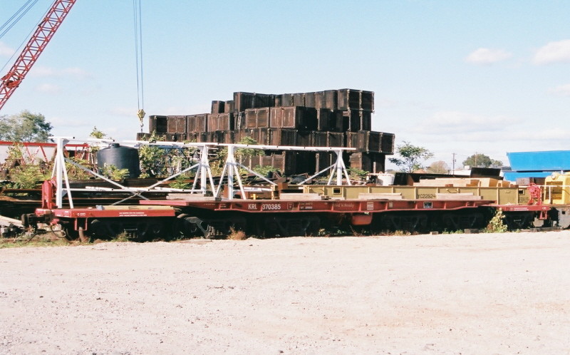 Photo of Construction & Marine Equipment Co. Inc; 6 truck 24 wheel s.h.d. flatcar