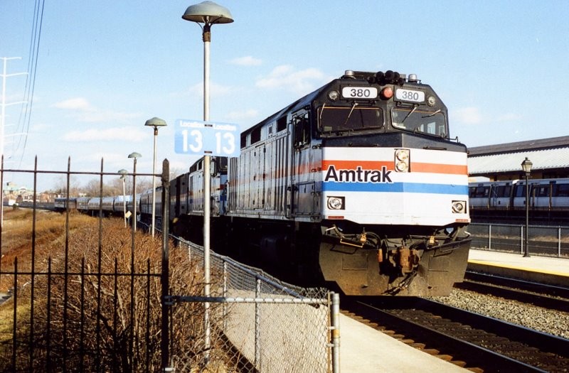 Photo of Amtrak F40 #380