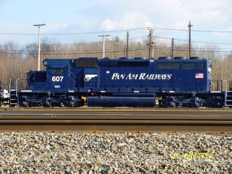 Photo of MEC#607e has been parked on the 217 track and had been part of the NMED earlier.