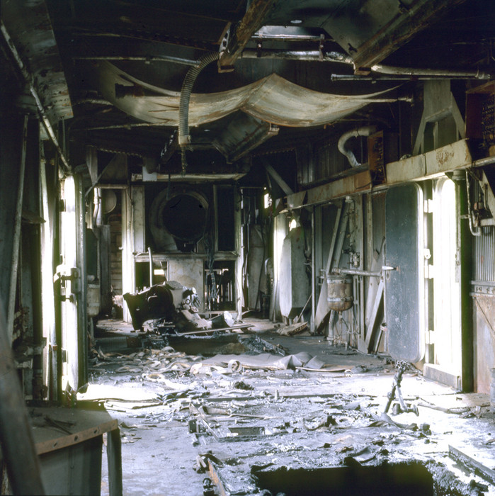 Photo of NY Central gutted 'E'