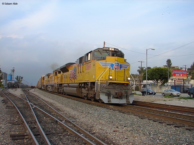 Photo of Union Pacific UP sd70ace Locomotive # 8369 Los Angeles