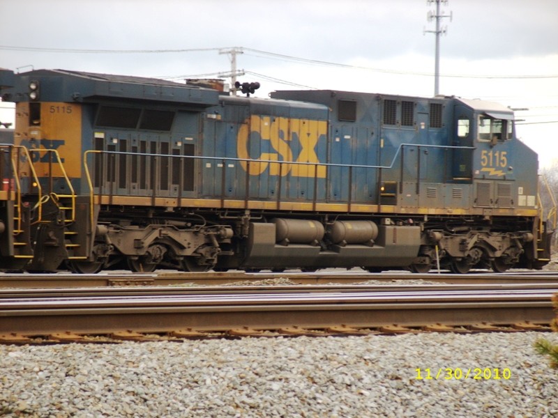 Photo of CSX#5115w is a CW44AH and was SEPO last night.